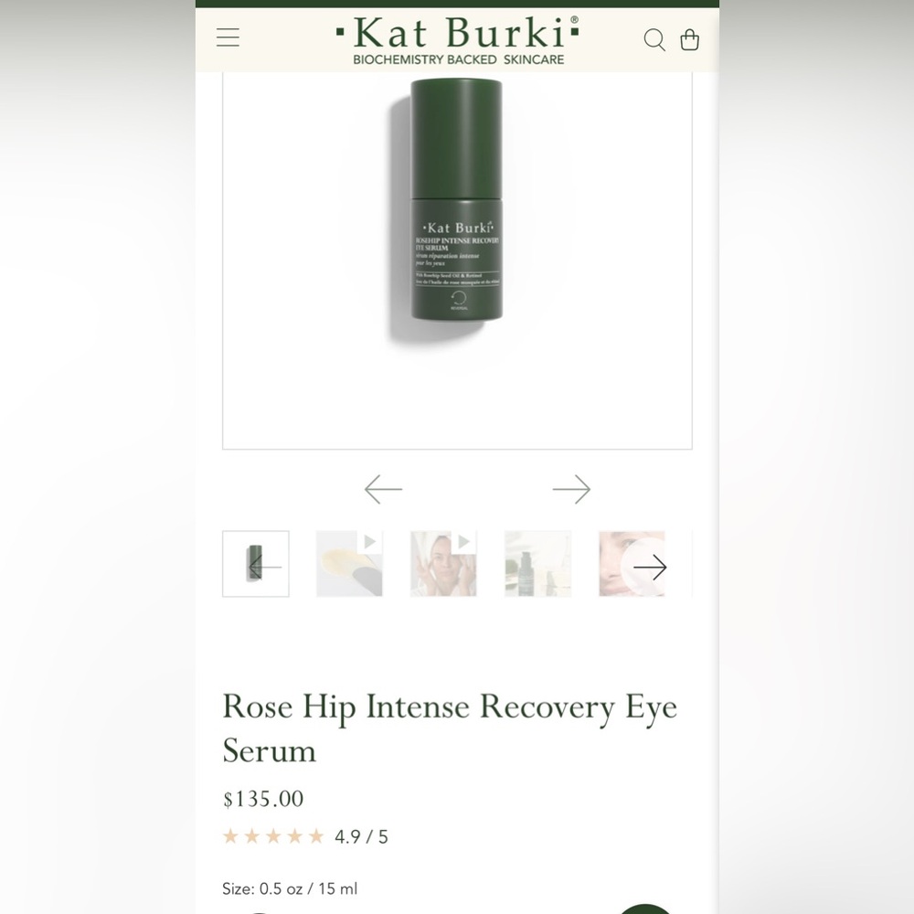 Kat Burki- Rose Hip Intense Recovery Eye Serum